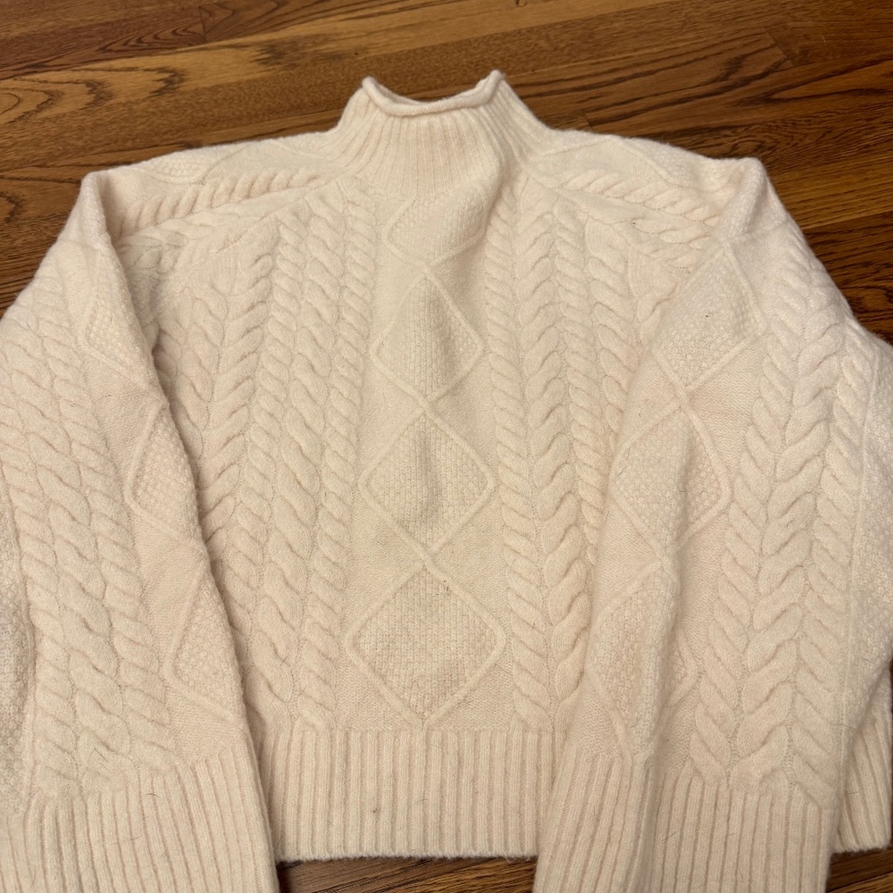 Jcrew cream swaater